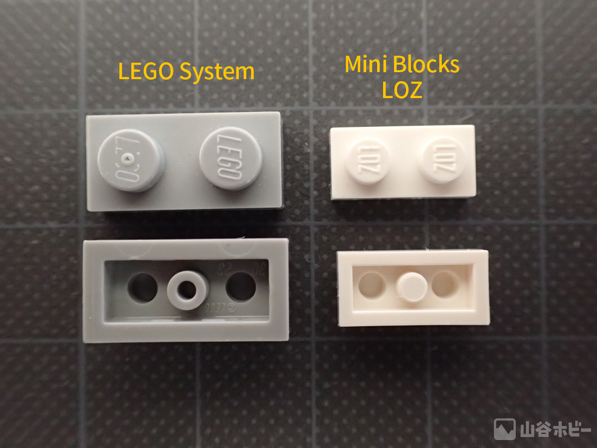 LEGO と LOZ Mini Blocks